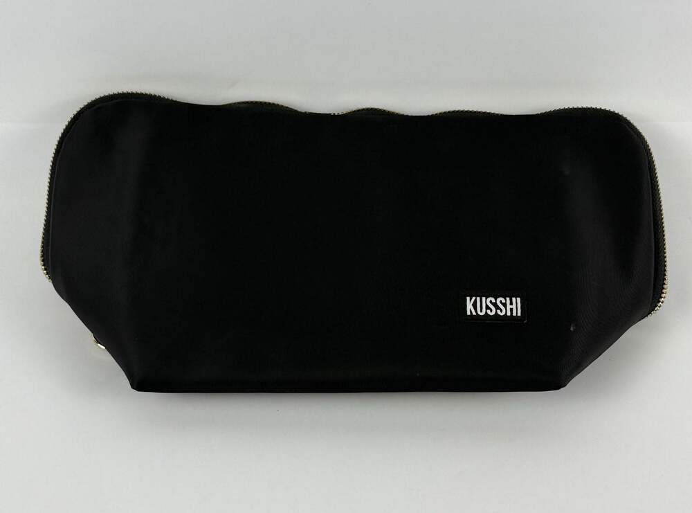 Kusshi Everyday Makeup Bag in Black Nylon